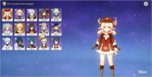 Genshin Impact (NA) - AR23 Klee (C1), Mona, Razor, Bennett