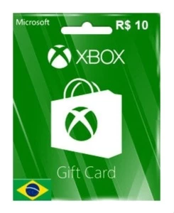 R$ 10,00 Xbox Cartão Presente (BR) Saldo - Gift Cards