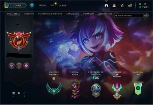 Conta League of legends Platina 3/ 119 skin LEVEL 483 LOL