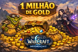 1m gold Wow Retail Midnight todos os servidores