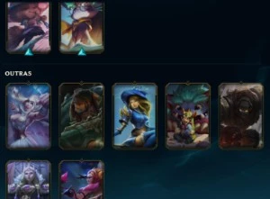 Conta platina 16 skins 2 lendarias(yasuo,leona),52 champs - League of Legends LOL