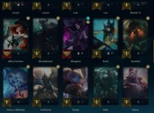 Conta platina 16 skins 2 lendarias(yasuo,leona),52 champs - League of Legends LOL