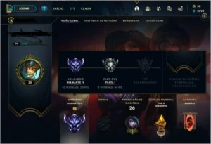 CONTA DIAMOND 4 71% WINRATE, queue  master+ - League of Legends LOL