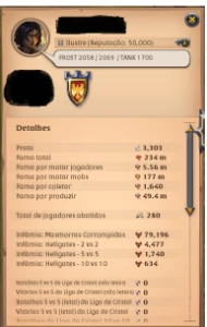 Conta Alt Upada Em Frost Hce / Zvz / Dg Avalon - Albion Online