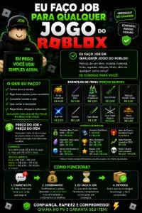 Faço job pra qualquer jogo barato - Roblox