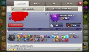 Conta Clash of Clans Full e Clash Royale