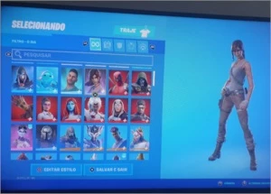 Conta de fortnite muito rara