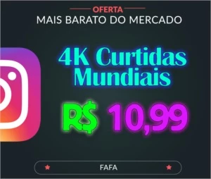100 Curtidas Instagram por R$ 0,99! Entrega Rápida e Segura - Redes Sociais