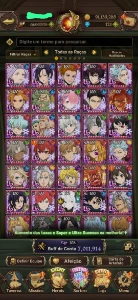 Conta Nanatsu No Taizai Grand Cross P2w - Global - Seven Deadly Sins