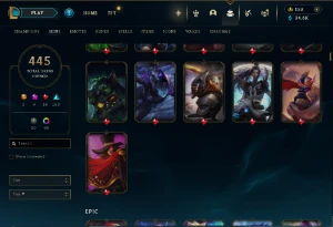 Conta Lol Full Acesso - Lvl 335 - 445 Skins - Todos Campeões - League of Legends