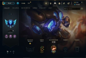 Conta Lol Full Acesso - Lvl 335 - 445 Skins - Todos Campeões - League of Legends