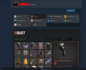 Conta steam lvl 100 + aguia 2 cs +160 twich drops rust jogos
