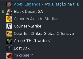Conta steam 18 anos + prime e outros games.