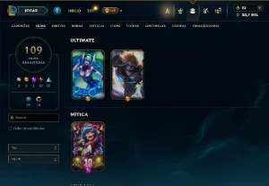 Conta De League Of Leagends/Full Acesso/109 Skins/Level 397 - League of Legends LOL