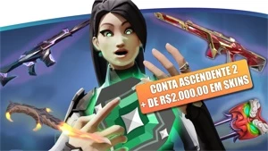 CONTA RIOT - VALORANT [ASCENDENTE 2] + LEGENDS OF RUNETERRA