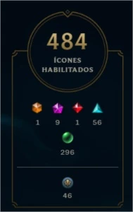 CONTA DIAMOND 4 S5, 681 SKINS NO LOL, E SKINS VALORANT - League of Legends