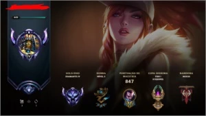 CONTA DIAMOND 4 S5, 681 SKINS NO LOL, E SKINS VALORANT - League of Legends