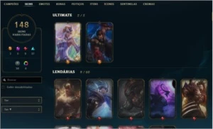 Conta league of legends barato