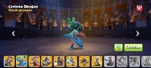 Cv17 Semi Fuul Diversas Skins De Heróis E Itens Mágicoperc🆔 - Clash of Clans