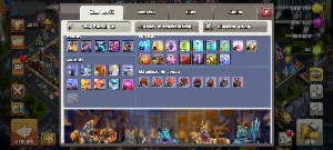 Cv17 Semi Fuul Diversas Skins De Heróis E Itens Mágicoperc🆔 - Clash of Clans