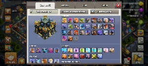 Cv17 Semi Fuul Diversas Skins De Heróis E Itens Mágicoperc🆔 - Clash of Clans