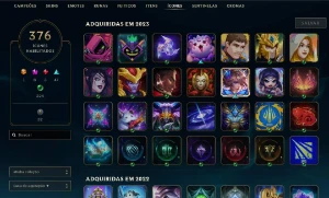 Conta LOL com skins + conta Valorant - League of Legends