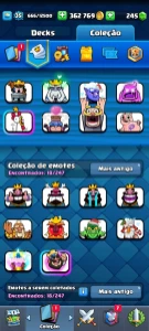 Conta de Clash Royale