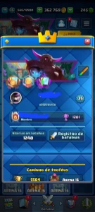 Conta de Clash Royale