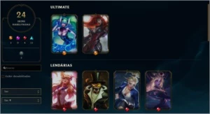 Conta League of Legends Platina IV LOL