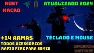 RUST - MACRO (ATUALIZADO 2025) MOUSES RAZER - SCRIPT  1MS - Outros