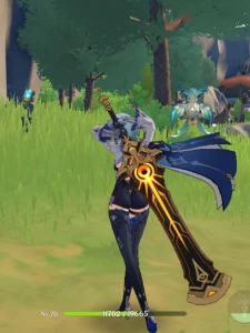 Eula+ arma 5* sinal dos mares+ mona + 3 lança 5* - Genshin Impact
