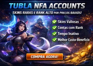 Contas NFA com Skins e Rank | Baratas + Entrega Rápida - League of Legends LOL