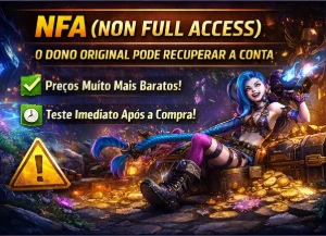 Contas NFA com Skins e Rank | Baratas + Entrega Rápida - League of Legends LOL