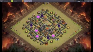 Conta Clasf of clans cv 9 FULL - Clash of Clans