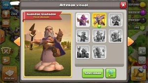 CONTA CV12 SEMIFULL CLASH OF CLANS + PAISAGEM ESPECIAL