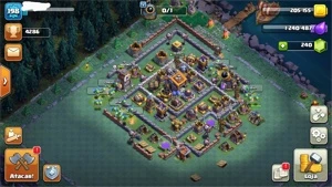 CONTA CV12 SEMIFULL CLASH OF CLANS + PAISAGEM ESPECIAL