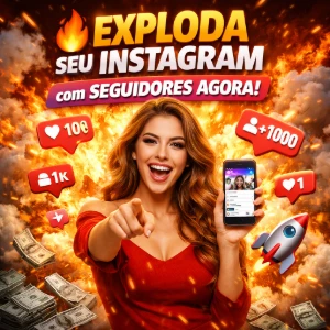 🚀 +Seguidores no Instagram em Minutos - Redes Sociais