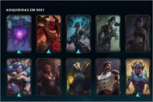 CONTA DE COLECIONADOR LOL - League of Legends: Wild Rift LOL WR