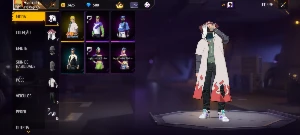 Conta com o minato, e mais 5 conjunto - Free Fire