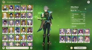 Conta Genshin Ar55 - 15 Drop 5* - Raiden C1 + Info Descrição - Genshin Impact