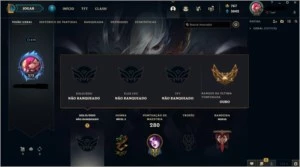 CONTA LOL NO OURO NAS ULTIMAS 4 SEASONS + 155 SKINS - League of Legends