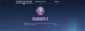Conta Diamante 3 smurf Valorant