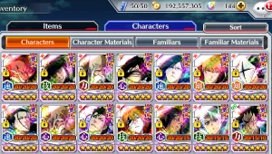 Conta Bleach brave souls 126 dias esta muito boa