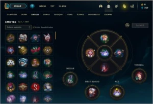Conta Lol nvl 600+ com 300 skins++ - League of Legends