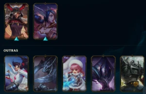 Unranked 127 Champs - 48 Skins - Full Acesso - League of Legends LOL