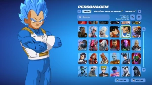 Conta Fortnite | 86 Skins | Vegeta | Entrega automática!