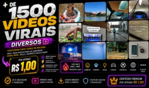 + de 1500 videos virais diversos