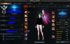 1 X Conta Lost Ark Blackfang 3 Chares 5 Eng 1500+ 5 Engravin