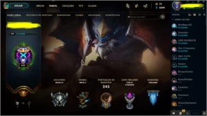 CONTA LEAGUE OF LEGENDS  V - LVL 141 V/URGENTE LOL