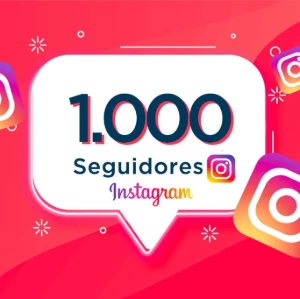 1.000 Seguidores Instagram - Redes Sociais